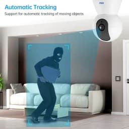 KERUI 5MP Tuya Smart Mini WiFi IP Camera Indoor Wireless Security Home CCTV Surveillance Camera 3MP Full HD With Auto Tracking