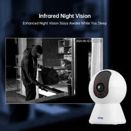 KERUI 5MP Tuya Smart Mini WiFi IP Camera Indoor Wireless Security Home CCTV Surveillance Camera 3MP Full HD With Auto Tracking