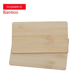 100PCS Waterproof Natural Wooden NFC 213 RFID Blank Tag Business Card High Quality Access Control Card