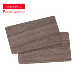 100PCS Waterproof Natural Wooden NFC 213 RFID Blank Tag Business Card High Quality Access Control Card