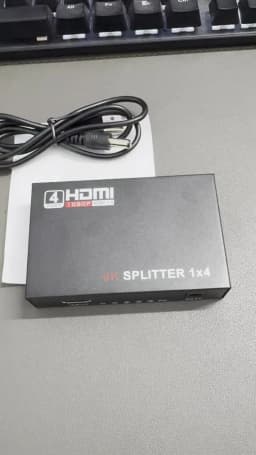 1x4 HDMI Splitter 1 in 4 out HDMI Video Splitter Full HD 1080P Duplicate Screen Monitor HDMI Switch for PC PS3/4 HDTV Projector