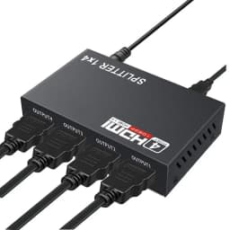 1x4 HDMI Splitter 1 in 4 out HDMI Video Splitter Full HD 1080P Duplicate Screen Monitor HDMI Switch for PC PS3/4 HDTV Projector