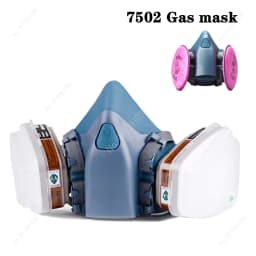 3 In 1 / 25 In 1 / 27 In 1 Industrial Painting Spraying Respirator Gas Mask Suit Safety Work Filter Dust Face Mask Replace MMM 7