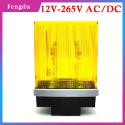 Security Protection Flashing Light Flashing For Gate Light Alarm 12V-265V AC/DC