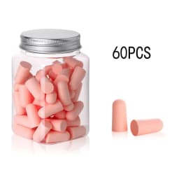 24/60/120Pcs Soft Sponge Earplugs Sleeping Ear Plugs For Sleeping Travel Sleep Noise Reduction Rate 35.5db Sound Insulation
