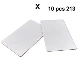 NFC NTAG 213 Blank Card PVC 13.56MHz Waterproof 144Bytes NFC Business RFID NTAG 213 Card Anti-counterfeiting Link