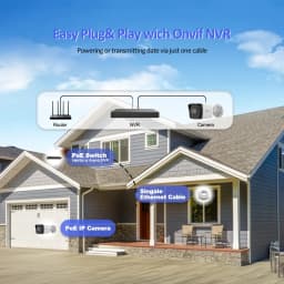 Anpviz AI 8MP 5MP POE IP Camera Bullet Outdoor Smart Dual-Light Color Vu 30m CCTV Video Surveillance Motion Detection 2.0 H.265+