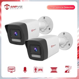Anpviz AI 8MP 5MP POE IP Camera Bullet Outdoor Smart Dual-Light Color Vu 30m CCTV Video Surveillance Motion Detection 2.0 H.265+