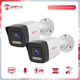 Anpviz AI 8MP 5MP POE IP Camera Bullet Outdoor Smart Dual-Light Color Vu 30m CCTV Video Surveillance Motion Detection 2.0 H.265+