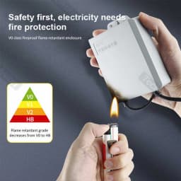 Outdoor UPS Surveillance Power Supply Without Battery, 12V2A CCTV Waterproof Adapter, IP Camera Power Failure Renewal System