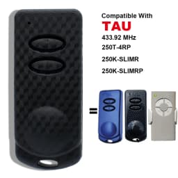 TAU 250K-SLIM RP Garage Remote Control for TAU 250T-4RP 250K-SLIM 433.92MHz Rolling Code Gate Door Opener 2/4 Buttons Keys