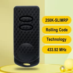 TAU 250K-SLIM RP Garage Remote Control for TAU 250T-4RP 250K-SLIM 433.92MHz Rolling Code Gate Door Opener 2/4 Buttons Keys