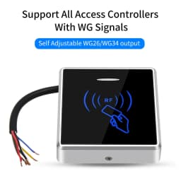 No Relay Anti copy Rfid keypad Card reader Wiegand 26/34 Output Reader For Access Control System Board Anti duplication