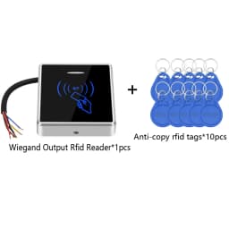No Relay Anti copy Rfid keypad Card reader Wiegand 26/34 Output Reader For Access Control System Board Anti duplication