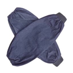 Thickened Arm Protective Sleeves Antifouling Dark Blue Welding Work Sleevelet Wear Resistant Anti-scalding Denim Oversleeves
