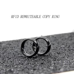 RFID Ultra-thin Waterproof Ring T5577 Rewritable Badge 125khz Token Copy Smart NFC Chip Clone Em4305 Tag Access Control Card