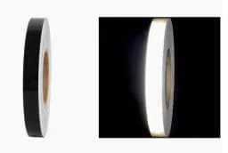 Black Reflective Sticker Tape, High Brightness Collision Warning, Waterproof