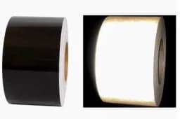 Black Reflective Sticker Tape, High Brightness Collision Warning, Waterproof