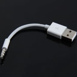 1/2/5pcs Charger Data USB 3.5mm Sync Audio Cable for iPod Shuffle 3rd 4th Gen