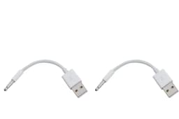 1/2/5pcs Charger Data USB 3.5mm Sync Audio Cable for iPod Shuffle 3rd 4th Gen