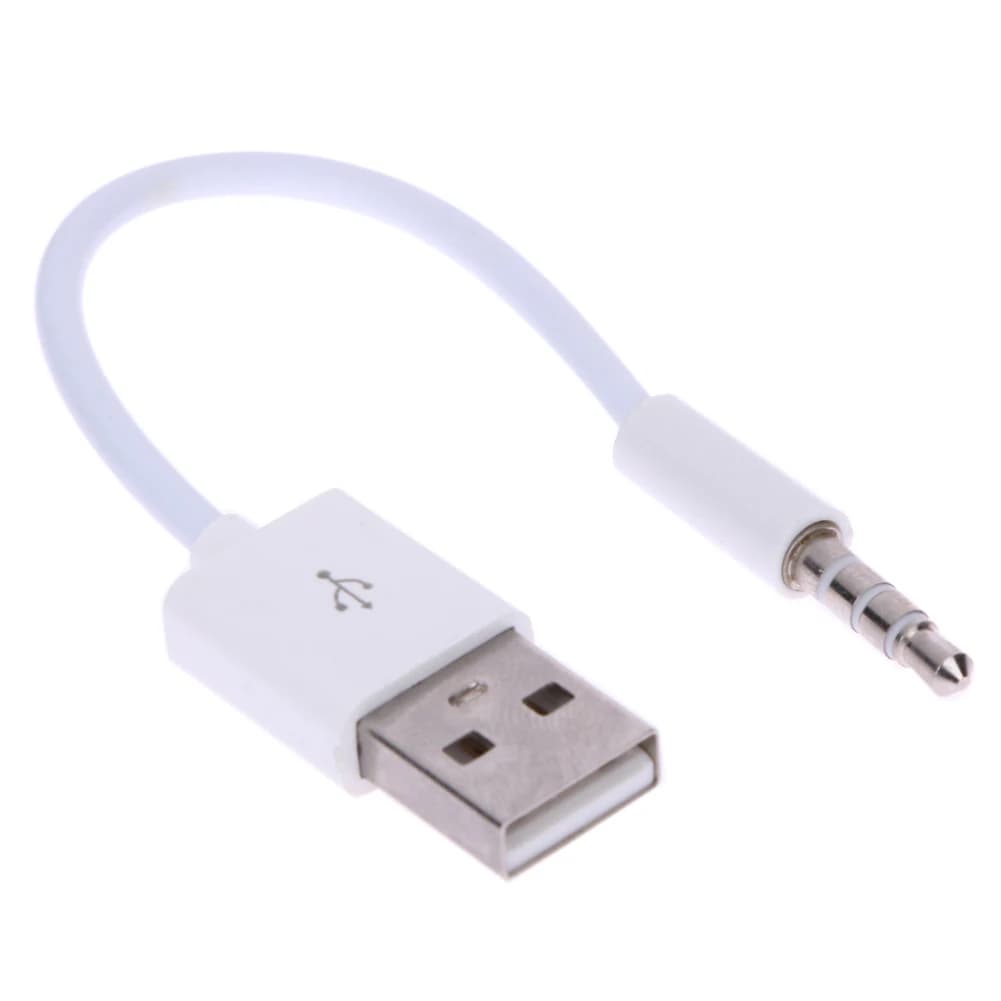 1/2/5pcs Charger Data USB 3.5mm Sync Audio Cable for iPod Shuffle 3rd 4th Gen