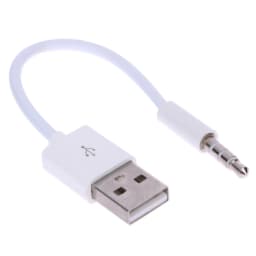 1/2/5pcs Charger Data USB 3.5mm Sync Audio Cable for iPod Shuffle 3rd 4th Gen