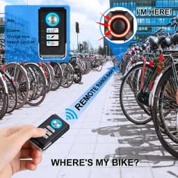New Bicycle Alarm Taillight Waterproof Smart Auto Brake Sensing Tail Lamp Remote Control USB Charge Bike Rear Light