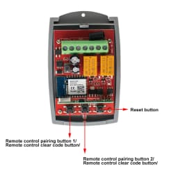 Tuya Universal Smart Wifi Receiver 2CH 12V 24V 220V Garage Door Remote Control Opener Controller 433/433.92 Mhz Transmittern