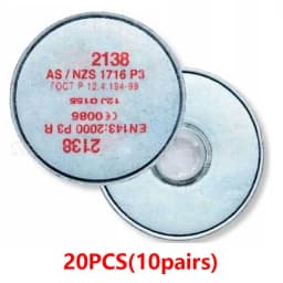 6200 2135/2138 P3 R Particulate Filter with nuisance level Half Facepiece Mask Reusable Respirator Organic Vapor for 3m 6200