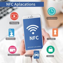 Ntag216 NFC Cards Printable NFC 216 Card 888 Bytes Memory iOS Compatible Digital Business NFC Tags for All NFC Enabled Devices