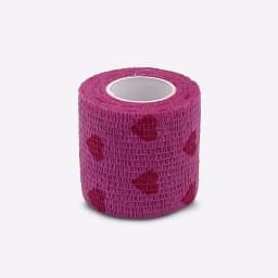 Printed Self Elastic Adhesive Athletic Tape Wraps 2.5cm Sports Colorful Bandage for Tattooing Finger Joint Knee Pet