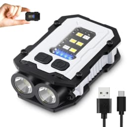 Powerful Pocket Torch Light Magnetic Flashlight Super Bright LED Multifunctional Linterna COB LED EDC Mini Keychain Flashlight