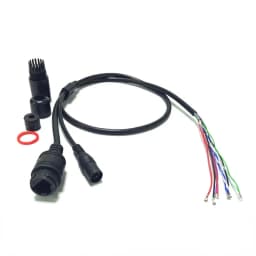 CCTV POE IP network Camera PCB Module video power cable 60cm RJ45 female connector with Terminlas