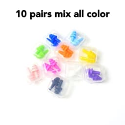 Soft Silicone Earplugs Waterproof Swimming Ear Plugs Reusable Noise Reduction Sleeping Ear Plugs Hearing Protector With Box