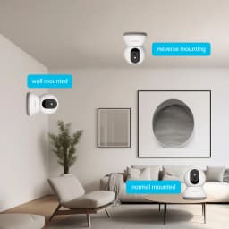 blurams Pet Camera 2K, 360° Indoor Security Camera, Dog Camera with Phone App, PTZ Cameras for Home Security Indoor, 2-Way Audio