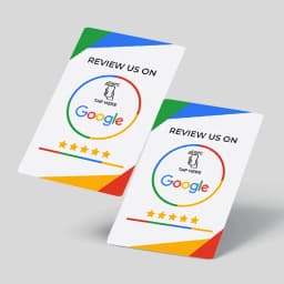 CR80 Plastic Programmable NFC Google Review NFC Card