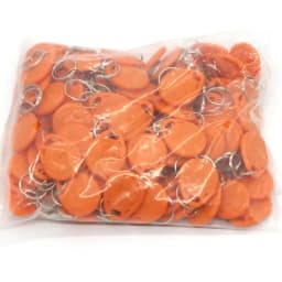100pcs 125KHz RFID Key Fob Proximity RFID Tag Card Keyfob Access Control Smart Card Keychain ID only reade