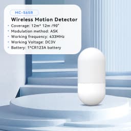 Meian Focus 110dB Siren Alarm, Home Security Alarm System, 433MHz Wireless Sirena Alarm for Home, Smart Life Security Protection