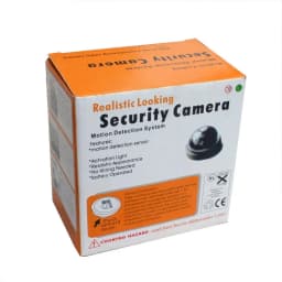 Creative Red Flashing LED Light Black/White Fake Dome Camera Dummy CCTV Security Camera Home Office Surveillance Security System