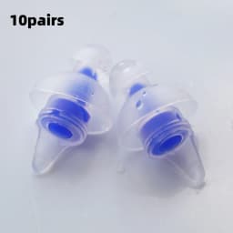 Reusable High Fidelity Concert Silicone Ear Plugs for Noise Cancelling Musicians Motorcycles Sleeping Work, Study, Swim
