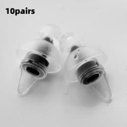 Reusable High Fidelity Concert Silicone Ear Plugs for Noise Cancelling Musicians Motorcycles Sleeping Work, Study, Swim