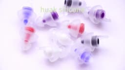 Reusable High Fidelity Concert Silicone Ear Plugs for Noise Cancelling Musicians Motorcycles Sleeping Work, Study, Swim