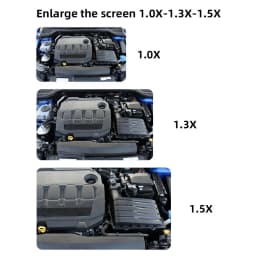 KERUI Dual Lens Industrial Endoscope Inspection Camera 4.3" LCD With Light HD 1080P IP67 Waterproof Borescope LED Sewer Car