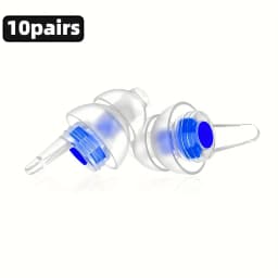 High Fidelity Ear Plugs for Concerts, Reusable Noise Cancelling Concert Earplugs for Musicians, Motorcycle, Music Festival
