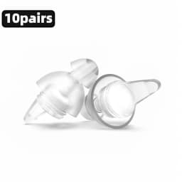 High Fidelity Ear Plugs for Concerts, Reusable Noise Cancelling Concert Earplugs for Musicians, Motorcycle, Music Festival