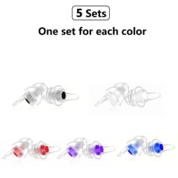 High Fidelity Ear Plugs for Concerts, Reusable Noise Cancelling Concert Earplugs for Musicians, Motorcycle, Music Festival