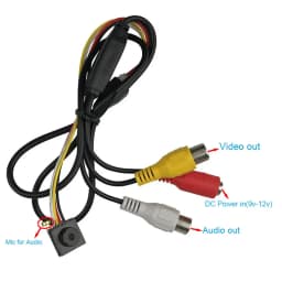 New TV Video Camera mini Lens AV Camera Small mini size 12x12mm 700TVL CMOS Color CCTV Home Security Surveillance