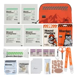 RHINO RESCUE Outdoor Travel First Aid Kit, Lightweight, Portable and Waterproof, Suitable for Hiking, Climbing, Car and Cycling