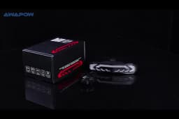 Awapow Bicycle Alarm Anti Theft Bike Taillight Alarm LED Waterproof Tail Light With Mounting Bracket 5In1 Intelligent Bike Lamp