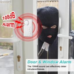 New Freezer Door Alarm with Delay 3/15/30/60 Seconds Adjustable Delay Refrigerator Alarm Wireless Door Open Ala